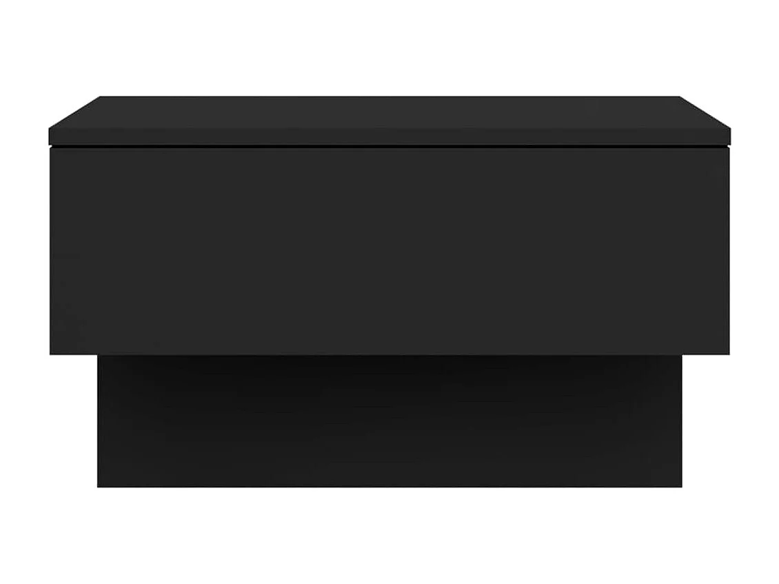 San Jose  Tables de chevet murales 2 pcs Noir