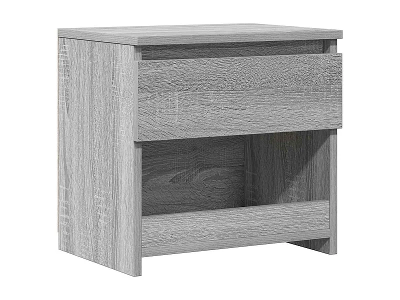 Elle  Table de chevet Sonoma gris 40x30x39 cm Bois d'ingénierie