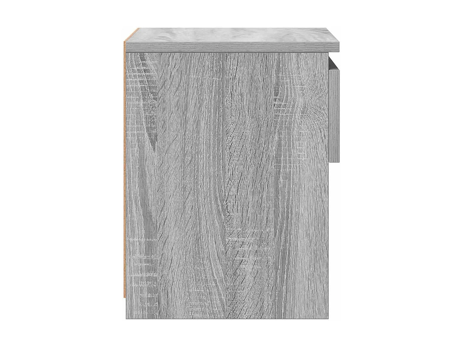 Elle  Table de chevet Sonoma gris 40x30x39 cm Bois d'ingénierie