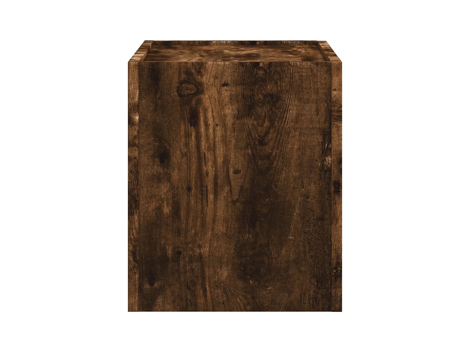 Dayton  Table de chevet murale chêne fumé 45x30x35 cm