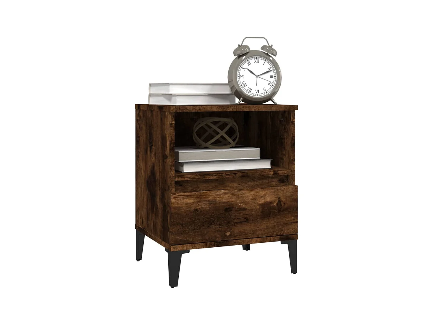 Centennial  Table de chevet Chêne fumé 40x35x50 cm