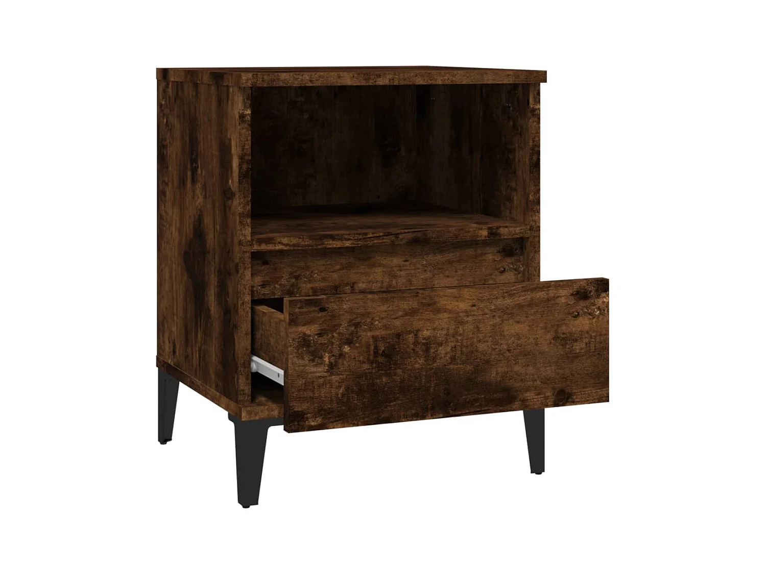 Centennial  Table de chevet Chêne fumé 40x35x50 cm