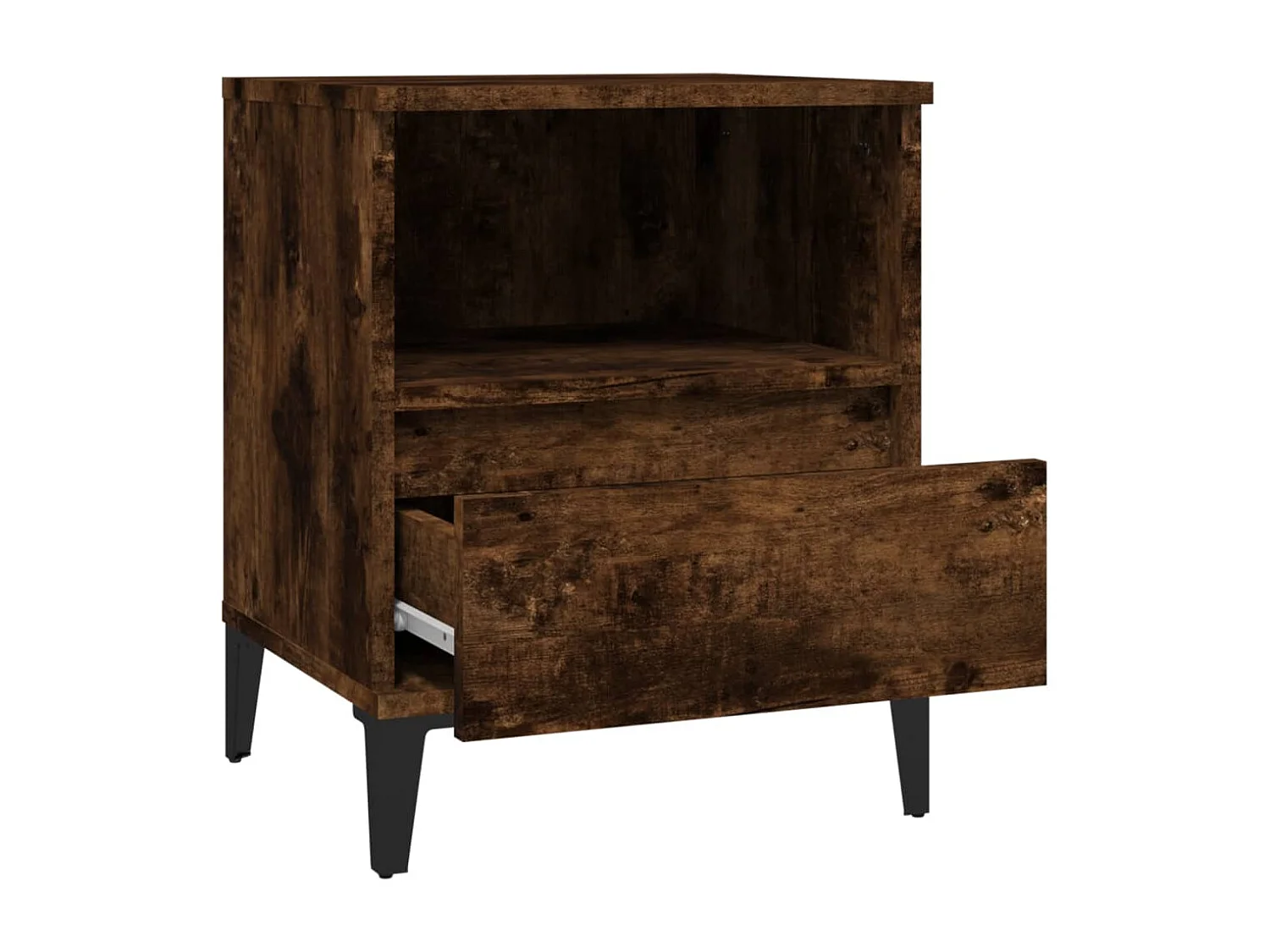 Centennial  Table de chevet Chêne fumé 40x35x50 cm