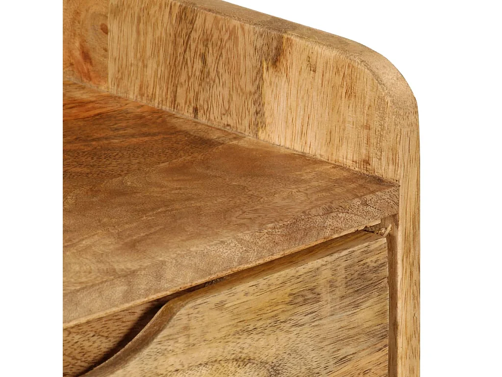 Garden Furniture -  Table de chevet Bois de manguier massif 40 x 30 x 59,5 cm