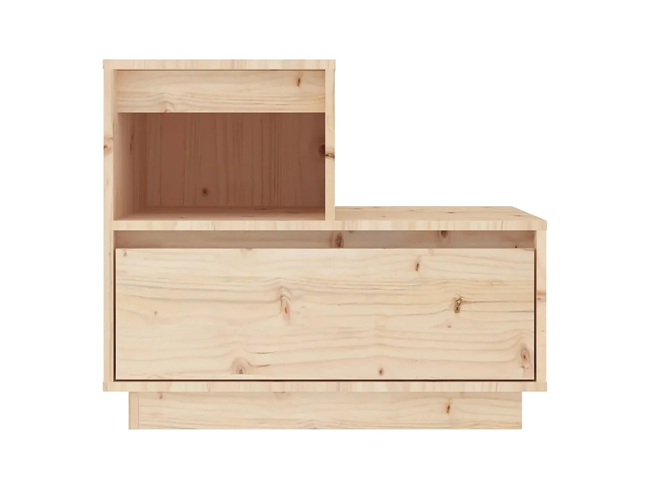 Kværndrup  Tables de chevet 2 pcs Gris 60x34x51 cm Bois de pin solide