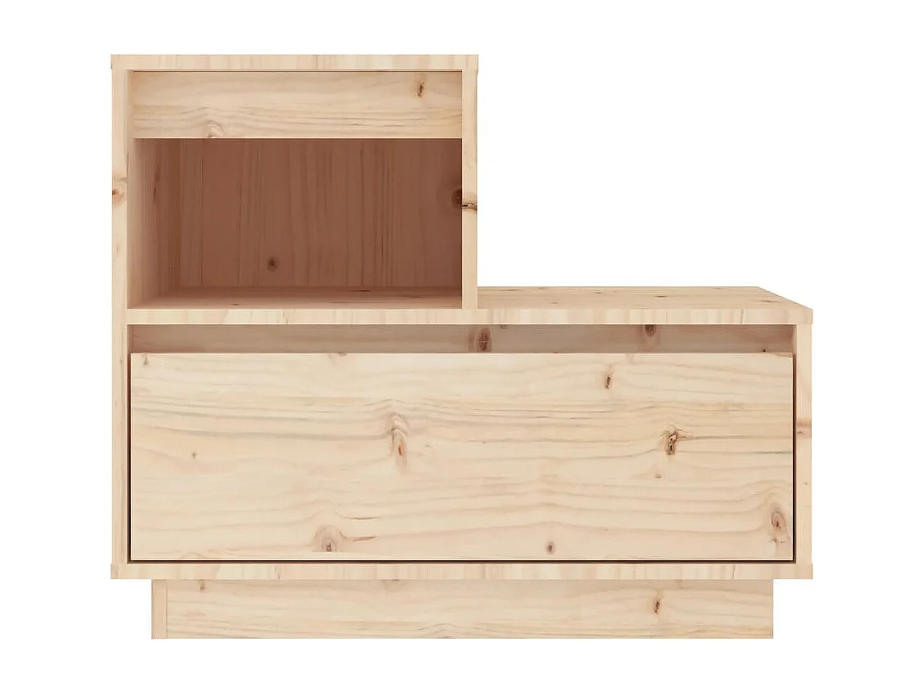 Kværndrup  Comodini 2 pz 60x34x51 cm in Legno Massello di Pino