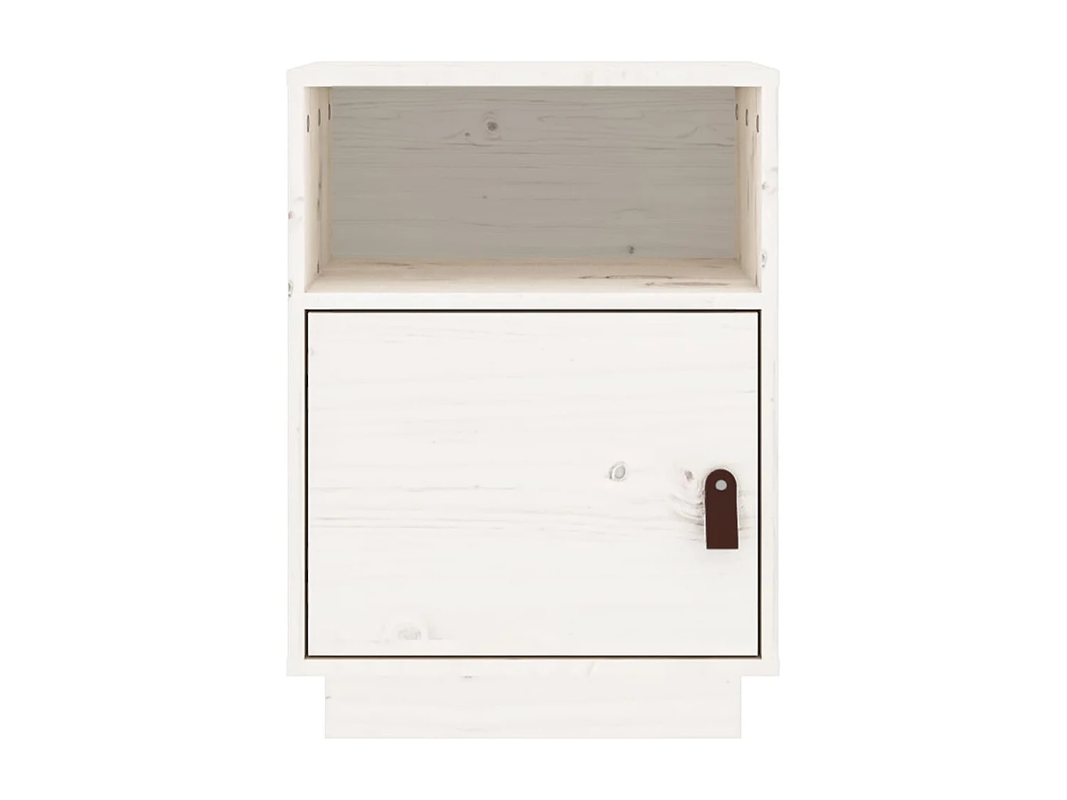 Soisy-sous-Montmorency  Table de chevet Blanc 40x34x55 cm Bois de pin solide