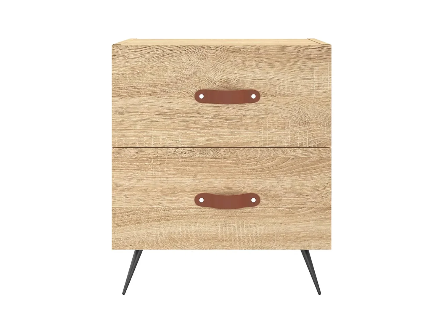 Yvella  Tables de chevet 2 pcs chêne sonoma 40x35x47,5 cm