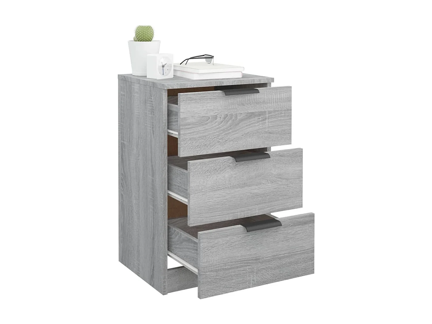 Tucson  Table de chevet Sonoma gris 40x36x65 cm