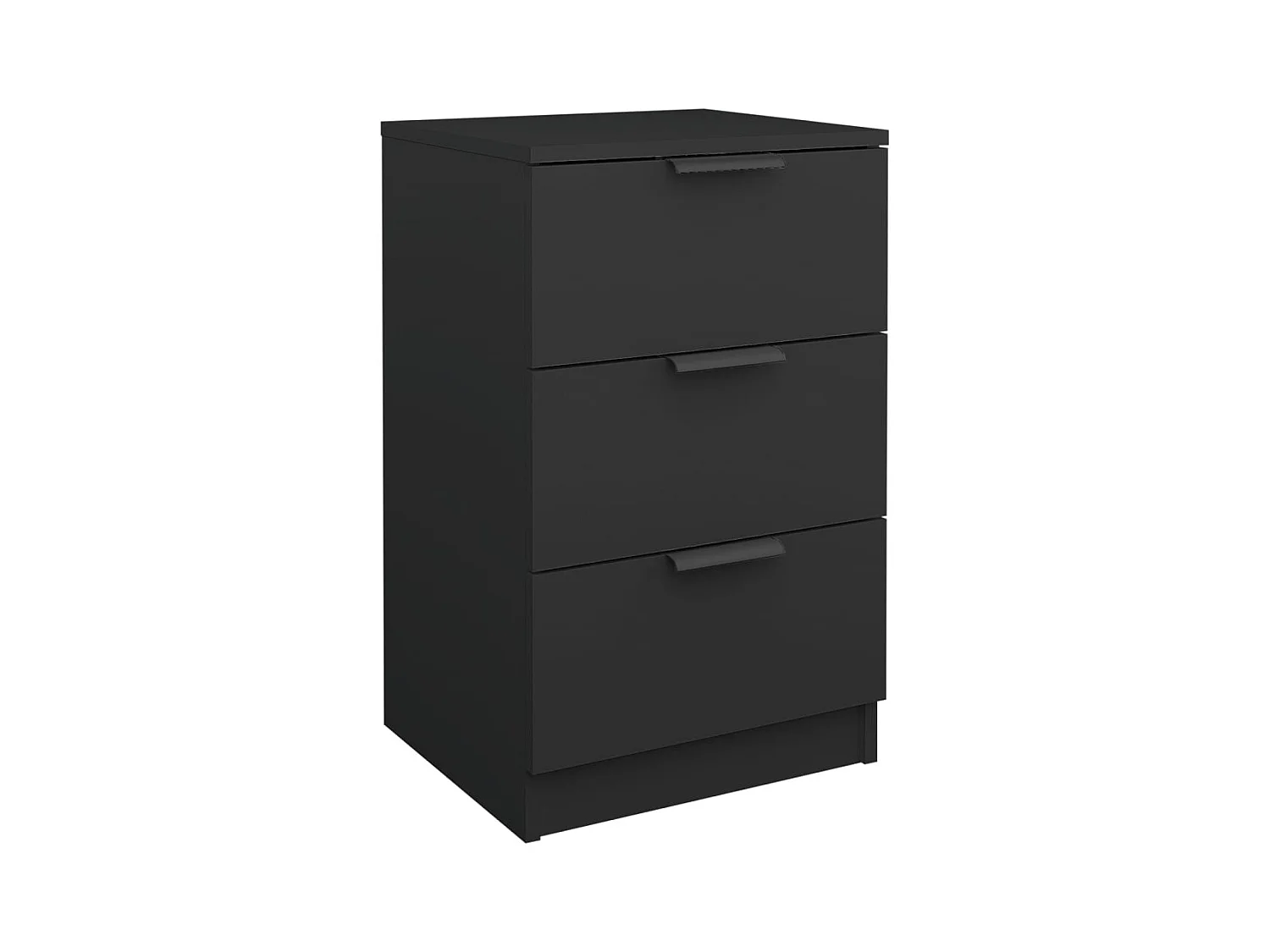 Tucson  Table de chevet noir 40x36x65 cm