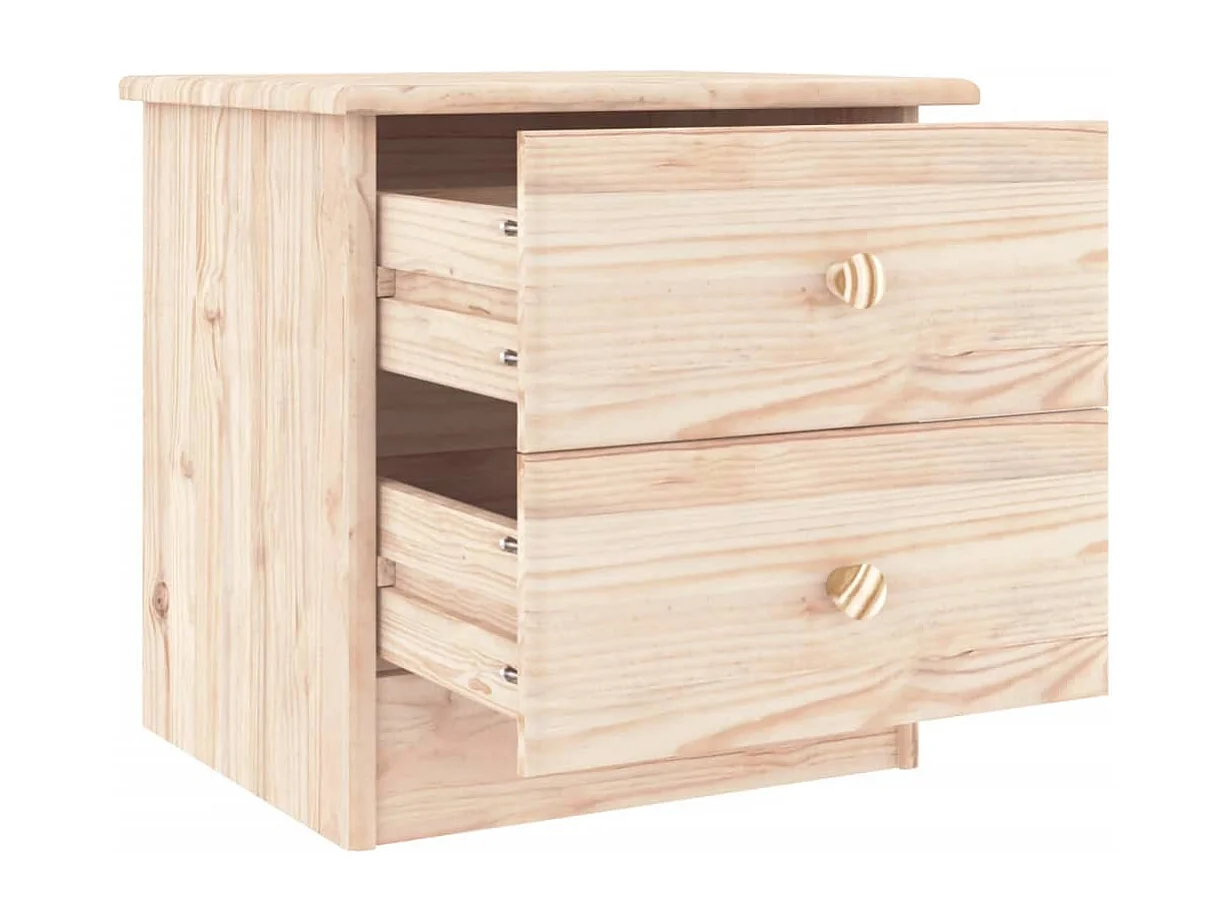 Giulia  Table de chevet ALTA 41x35x41 cm bois de pin massif