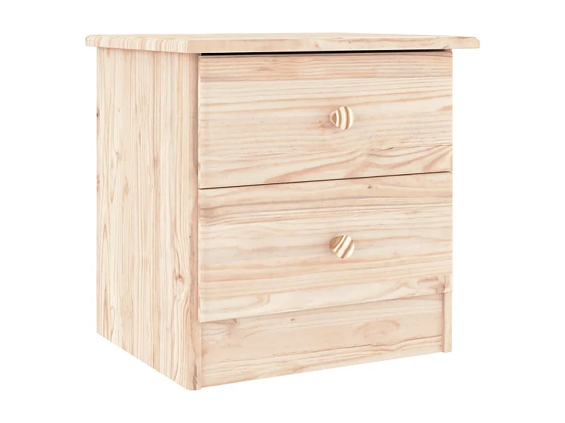 Giulia  Comodino ALTA 41x35x41 cm in Legno Massello di Pino