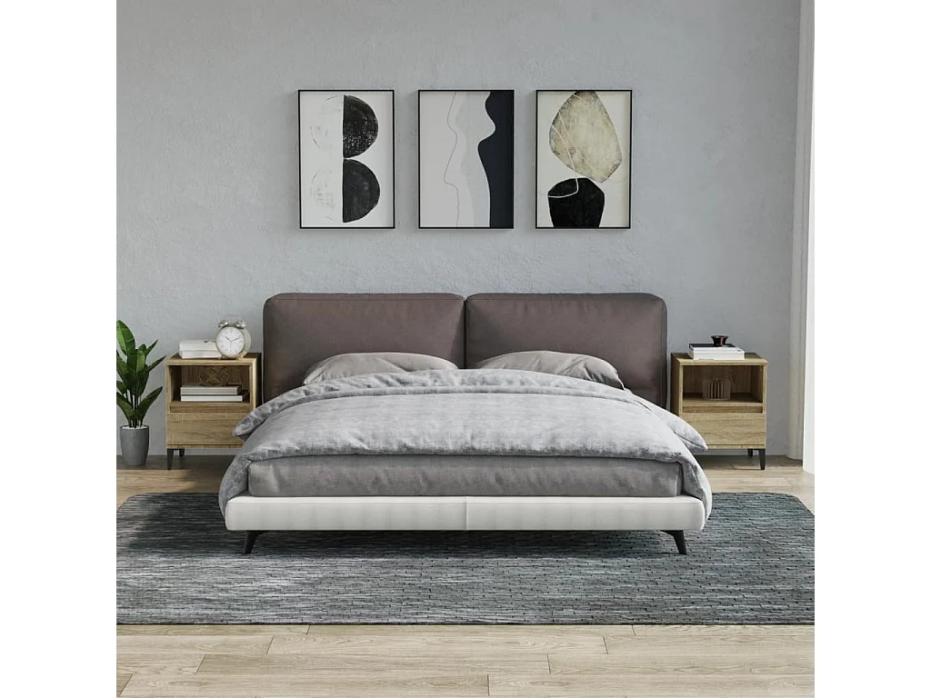 Centennial  Nachttische 2 Stk. Sonoma-Eiche 40x35x50 cm