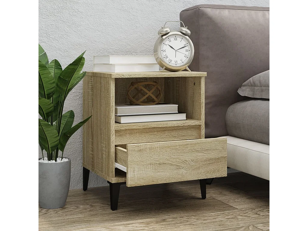 Centennial  Nachttische 2 Stk. Sonoma-Eiche 40x35x50 cm