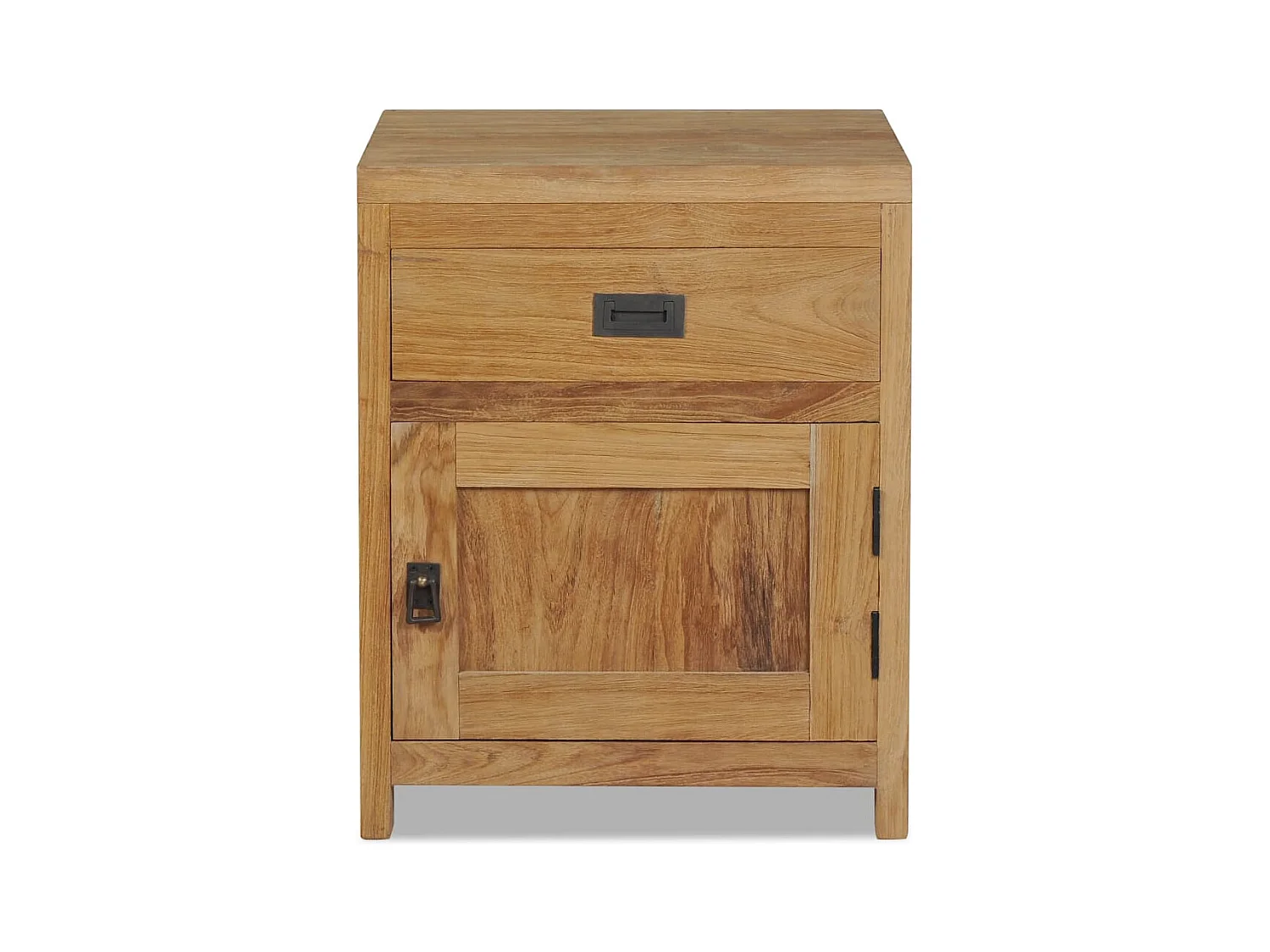 Garden Furniture -  Table de chevet teck massif 40x30x50 cm