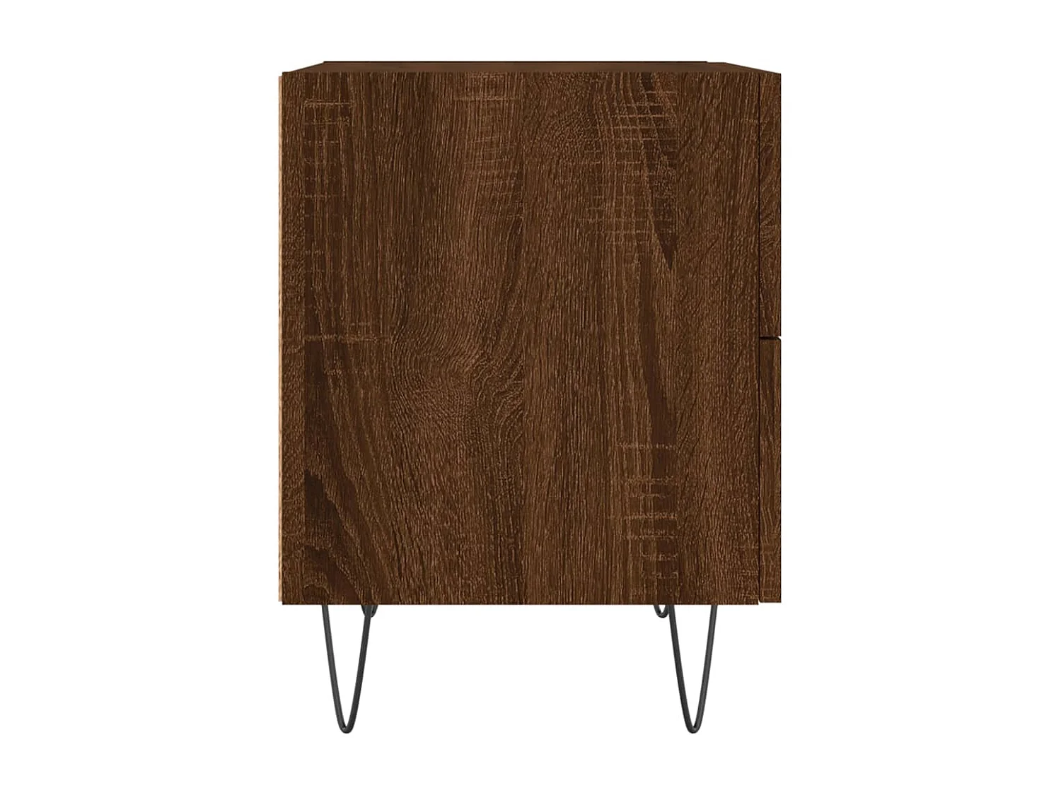 Alameda  Table de chevet chêne marron 40x35x47,5 cm bois d’ingénierie