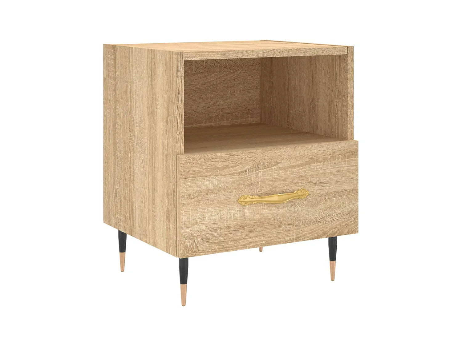 Porsgrunn  Tables de chevet 2 pcs chêne sonoma 40x35x47,5 cm