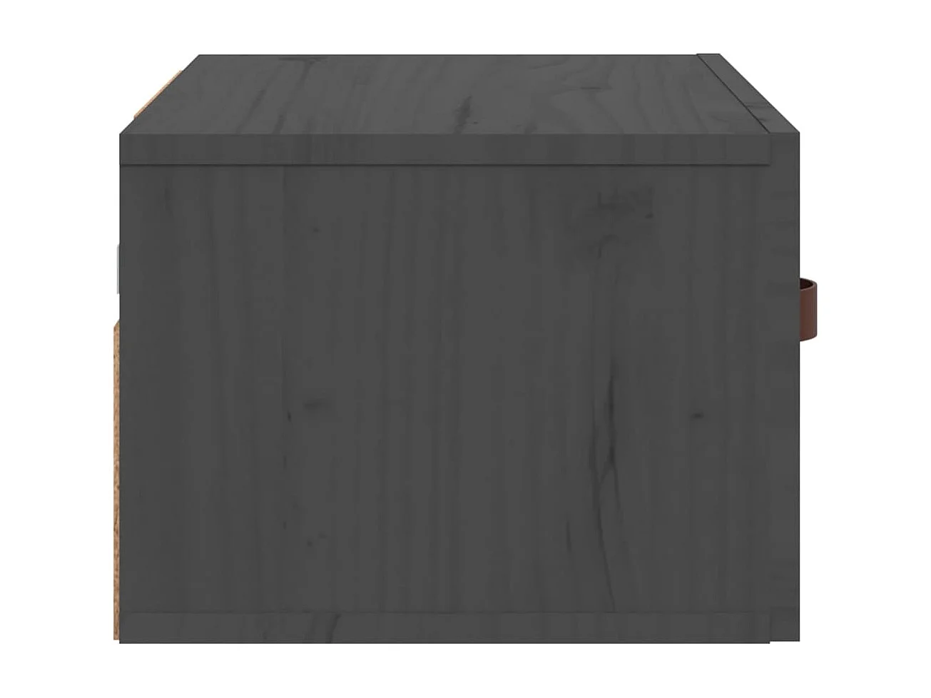 Ahmed  Tables de chevet murales 2 pcs Gris 40x29,5x22 cm