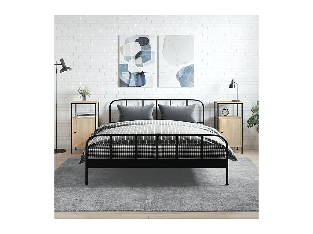 Wellford  Tables de chevet 2 pcs chêne sonoma 41x31x80 cm bois ingénierie