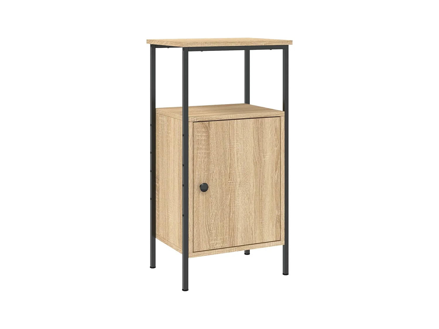 Wellford  Tables de chevet 2 pcs chêne sonoma 41x31x80 cm bois ingénierie