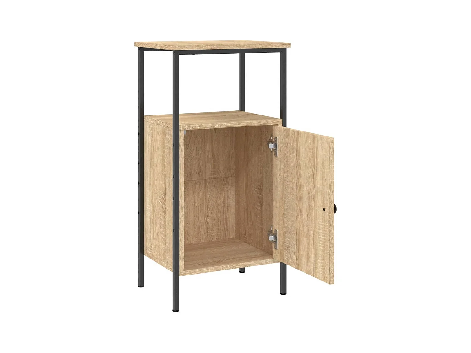 Wellford  Tables de chevet 2 pcs chêne sonoma 41x31x80 cm bois ingénierie