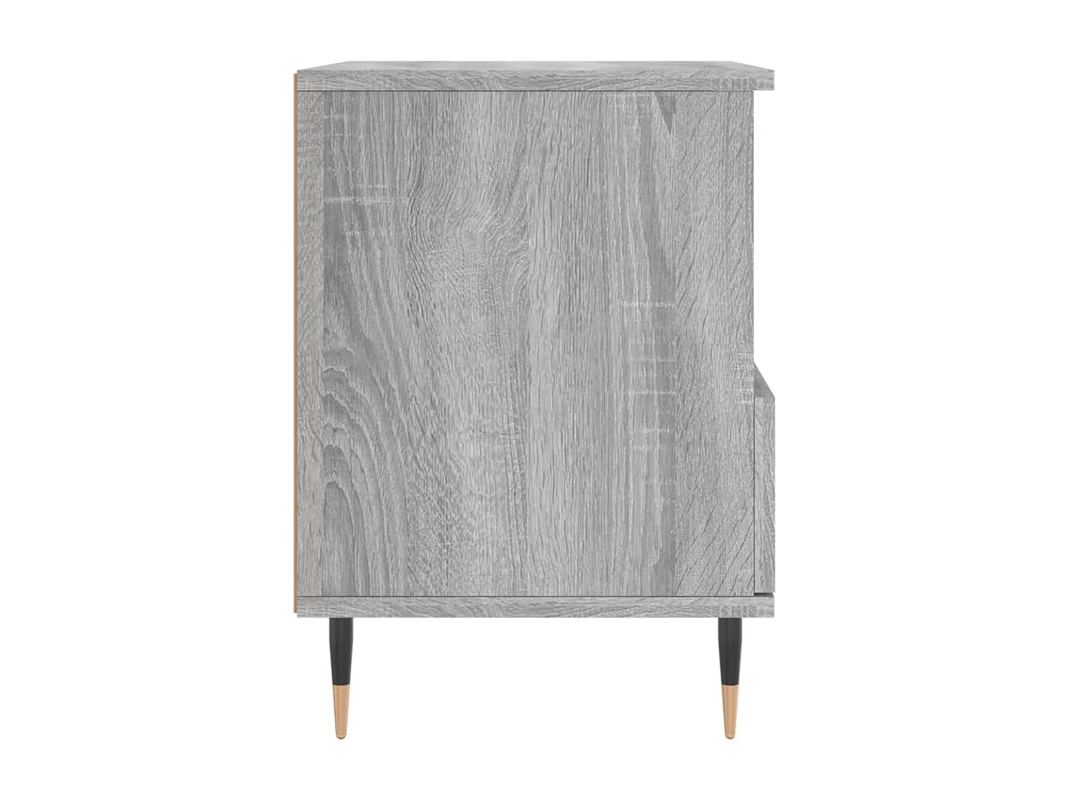 Blandon  Table de chevet sonoma gris 40x35x50 cm bois d’ingénierie