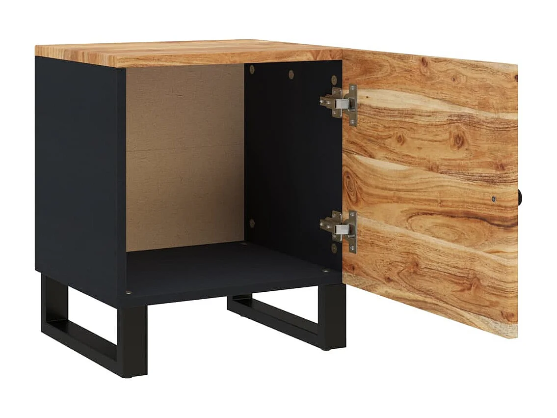 Tanja  Table de chevet 40x33x46 cm Bois d'acacia massif