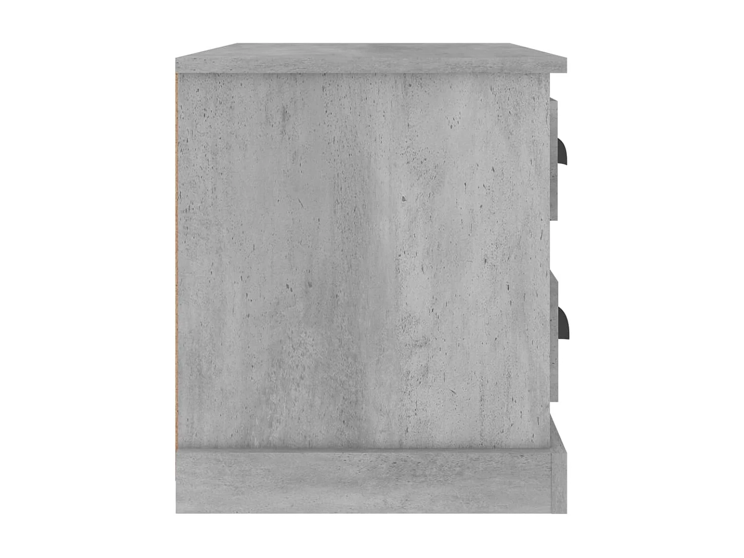 Telindra  Table de chevet gris béton 60x39x45 cm