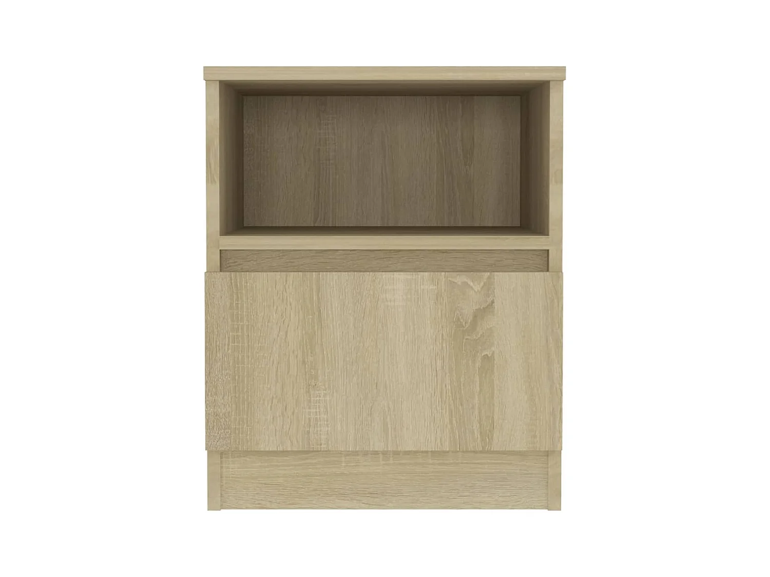 Wouter  Tables de chevet 2 pcs Chêne sonoma 40x40x50 cm Aggloméré