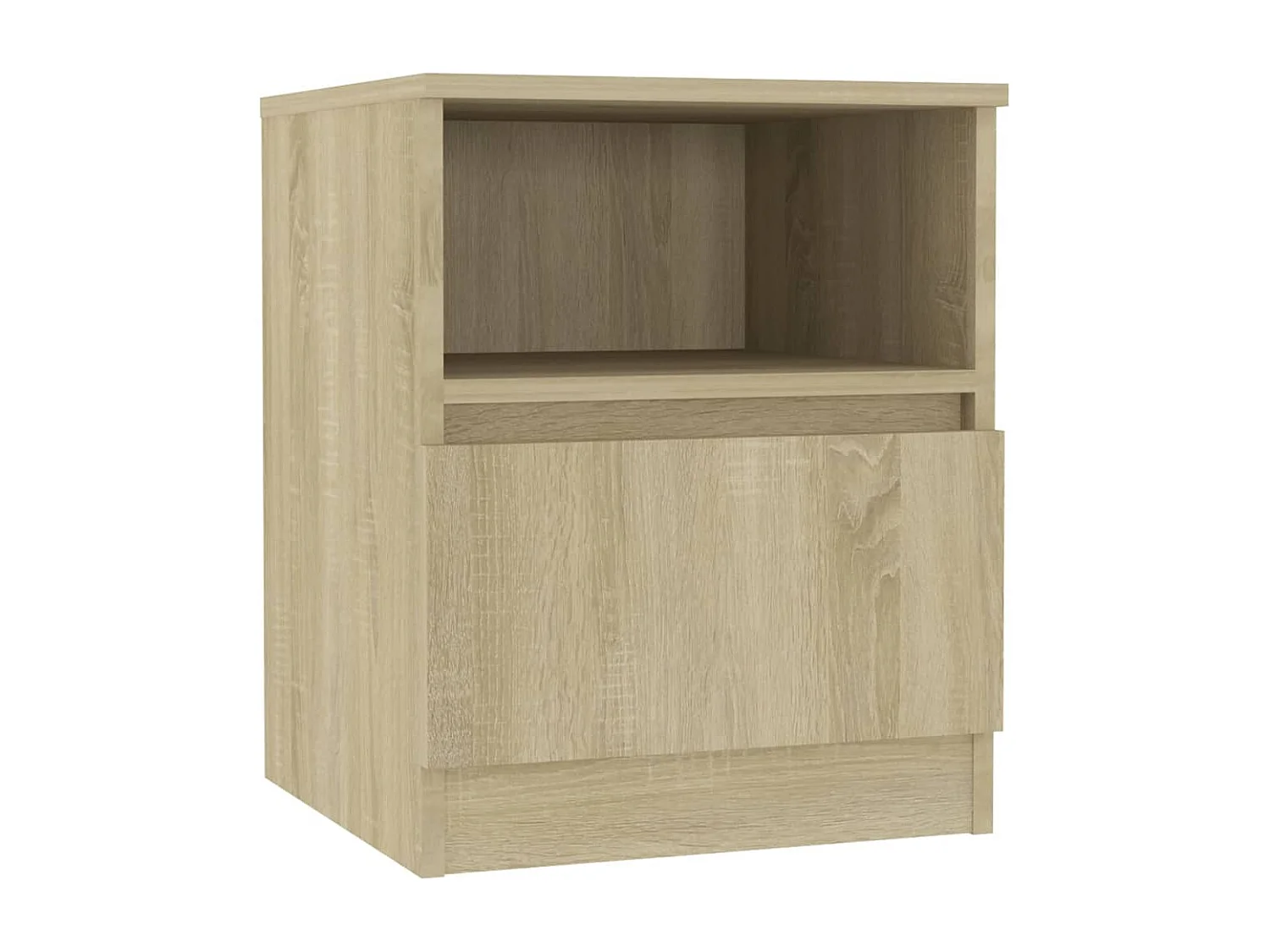 Wouter  Tables de chevet 2 pcs Chêne sonoma 40x40x50 cm Aggloméré