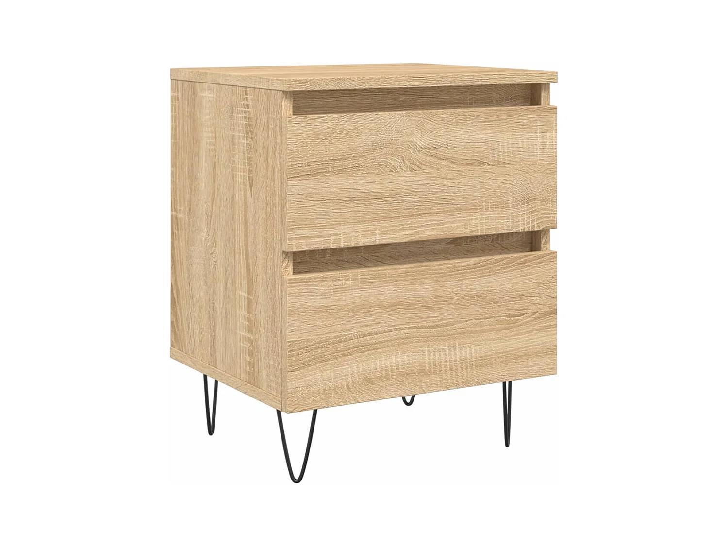 Charlie Cole  Table de chevet chêne sonoma 40x35x50 cm bois d’ingénierie