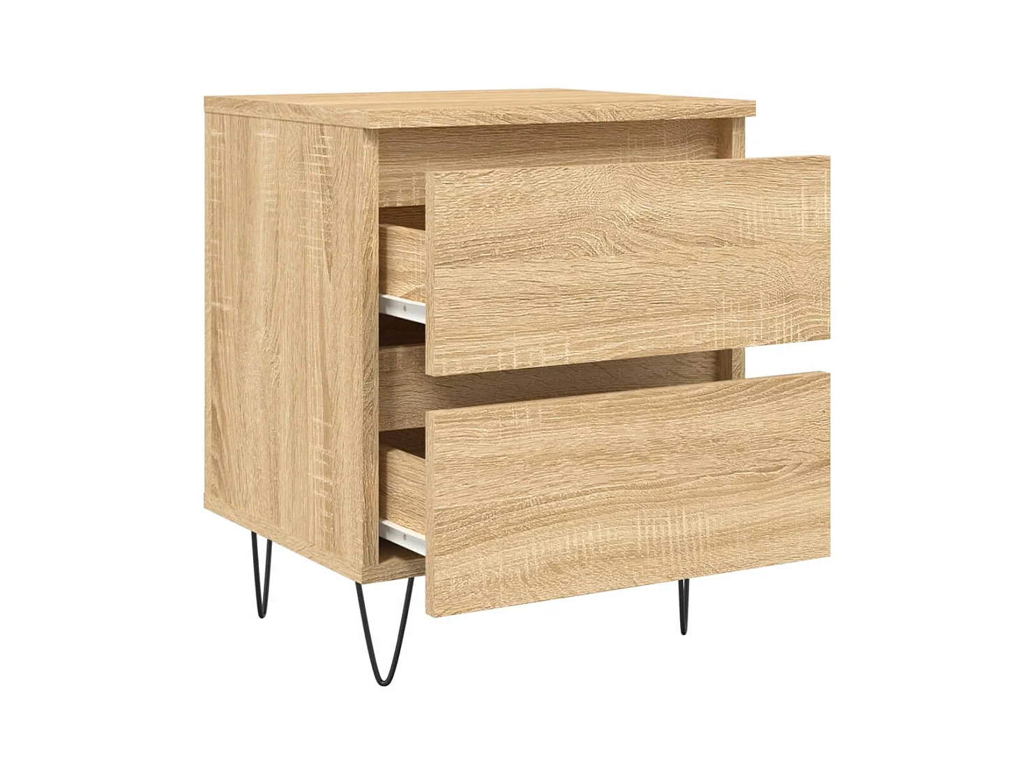 Charlie Cole  Table de chevet chêne sonoma 40x35x50 cm bois d’ingénierie