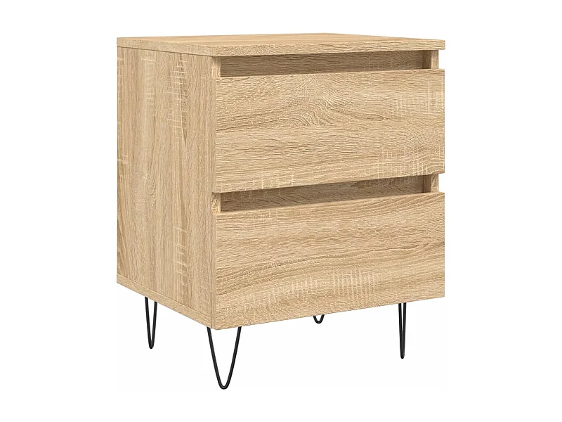 Charlie Cole  Table de chevet chêne sonoma 40x35x50 cm bois d’ingénierie