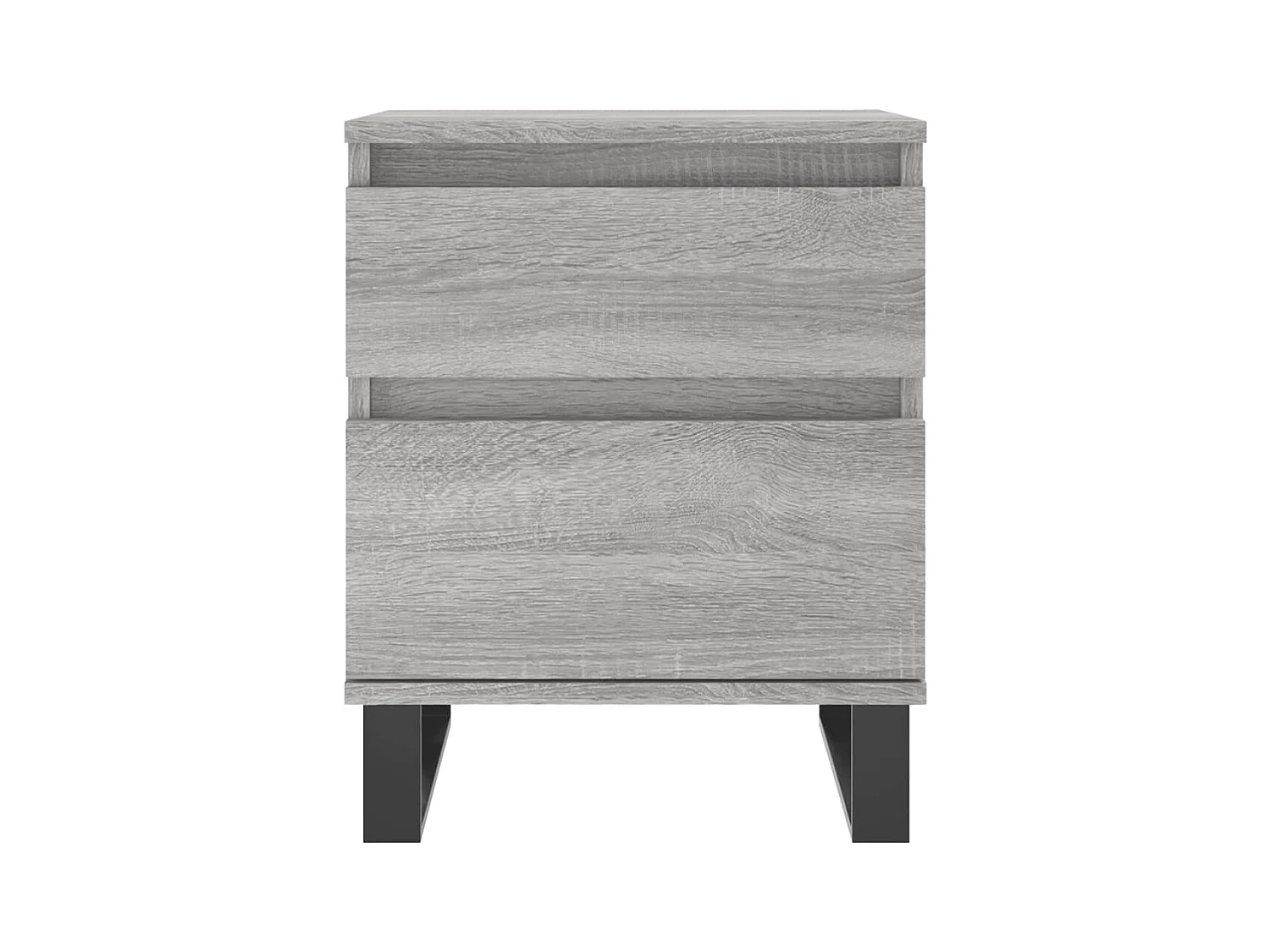 Rinald  Tables de chevet 2 pcs sonoma gris 40x35x50 cm bois ingénierie