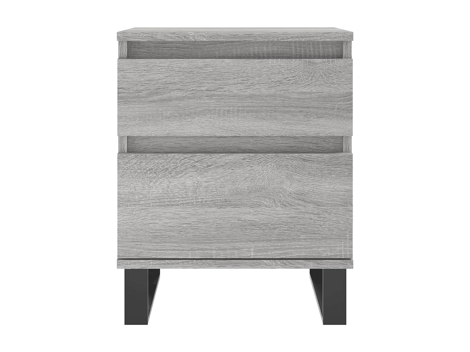 Rinald  Tables de chevet 2 pcs sonoma gris 40x35x50 cm bois ingénierie