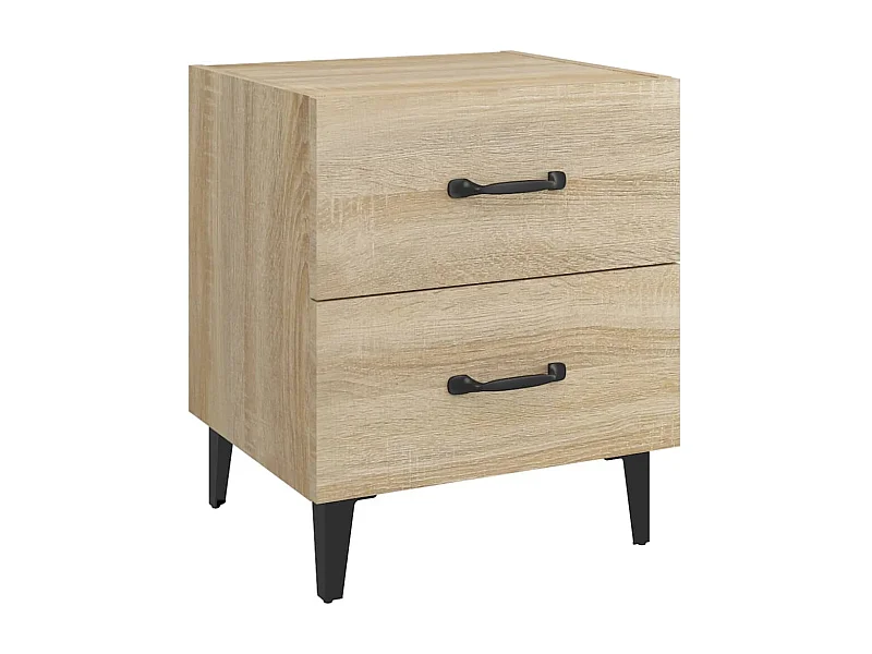 Higginsville  Table de chevet Chêne sonoma 40x35x47,5 cm