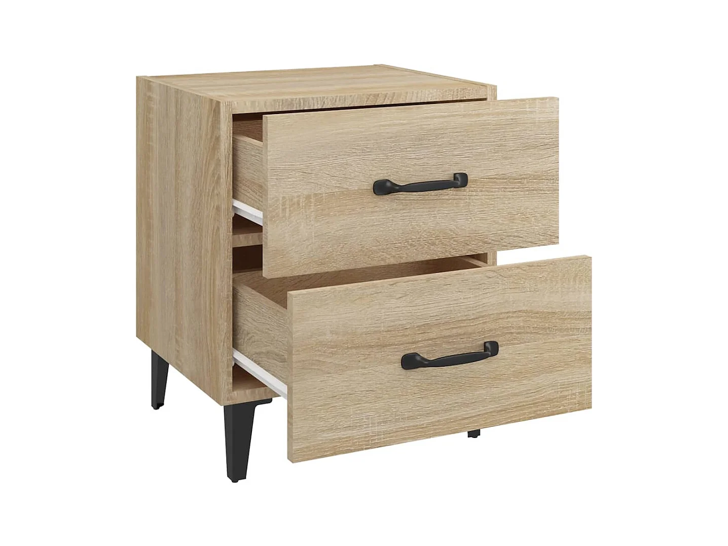 Higginsville  Table de chevet Chêne sonoma 40x35x47,5 cm