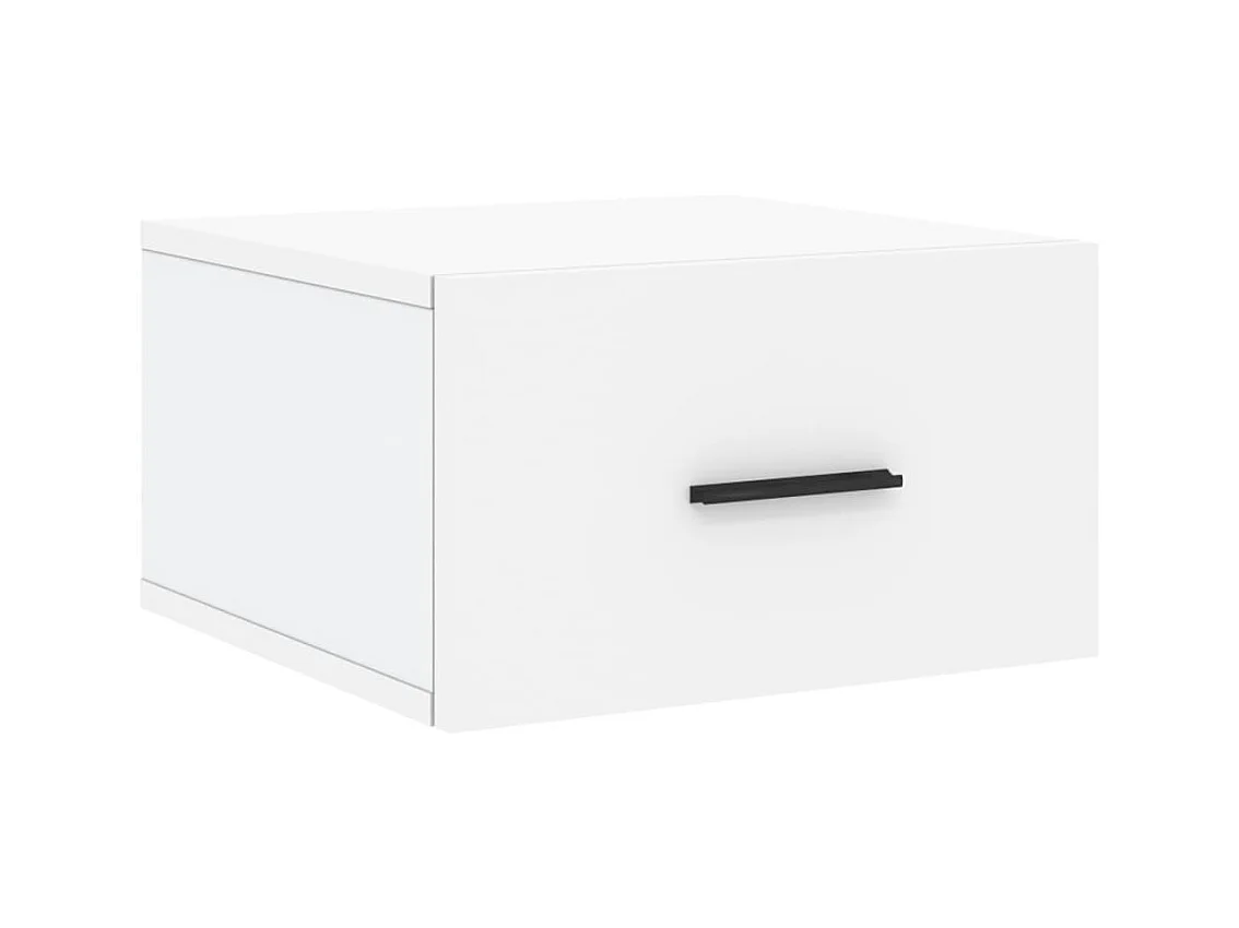 Ulfvin  Table de chevet murale blanc 35x35x20 cm