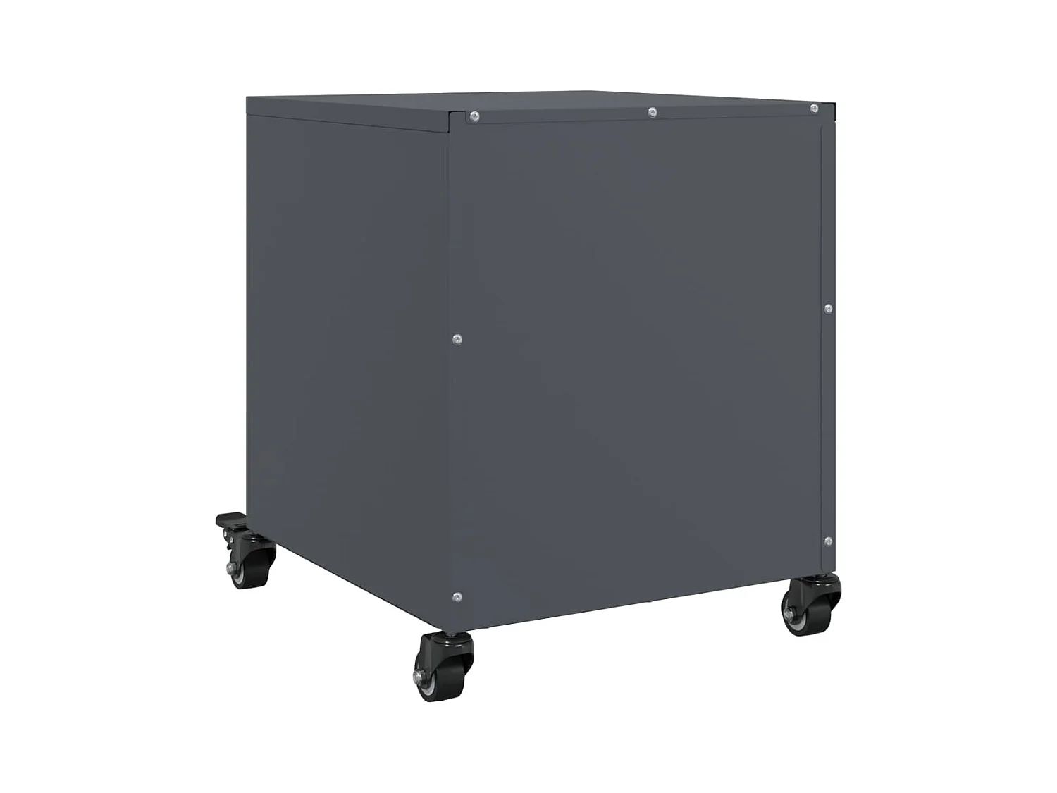 Roanoke  Table de chevet anthracite 36x39x43,5 cm acier