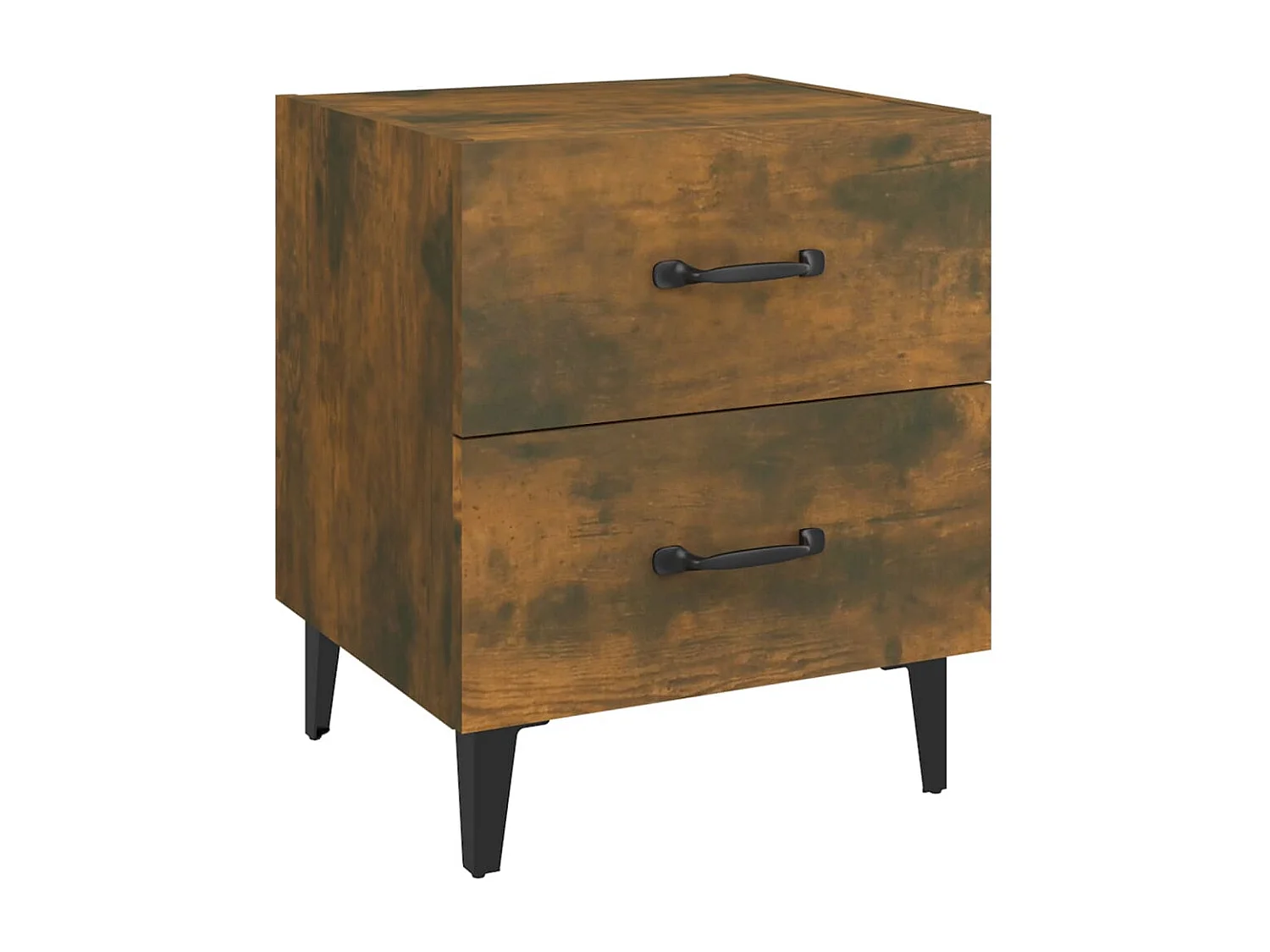 Higginsville  Tables de chevet 2 pcs Chêne fumé 40x35x47,5 cm