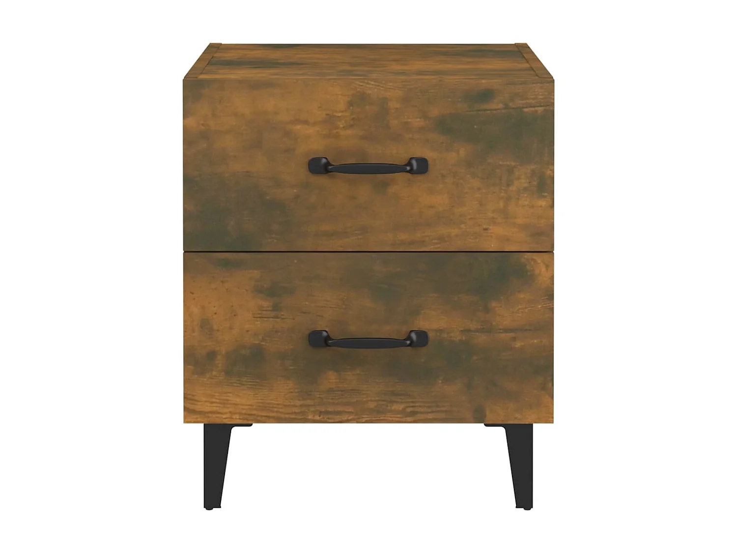 Higginsville  Tables de chevet 2 pcs Chêne fumé 40x35x47,5 cm