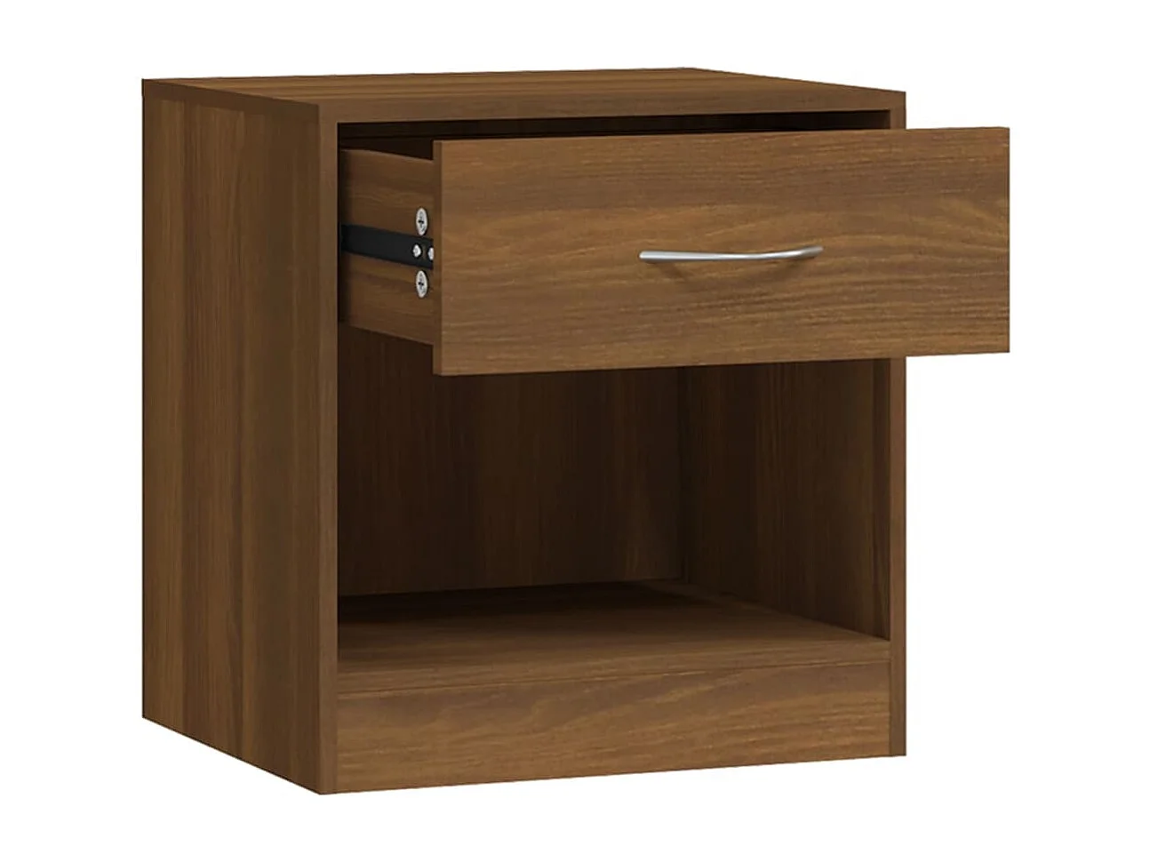 Gralina  Comodini 2 pz con Cassetto Rovere Marrone