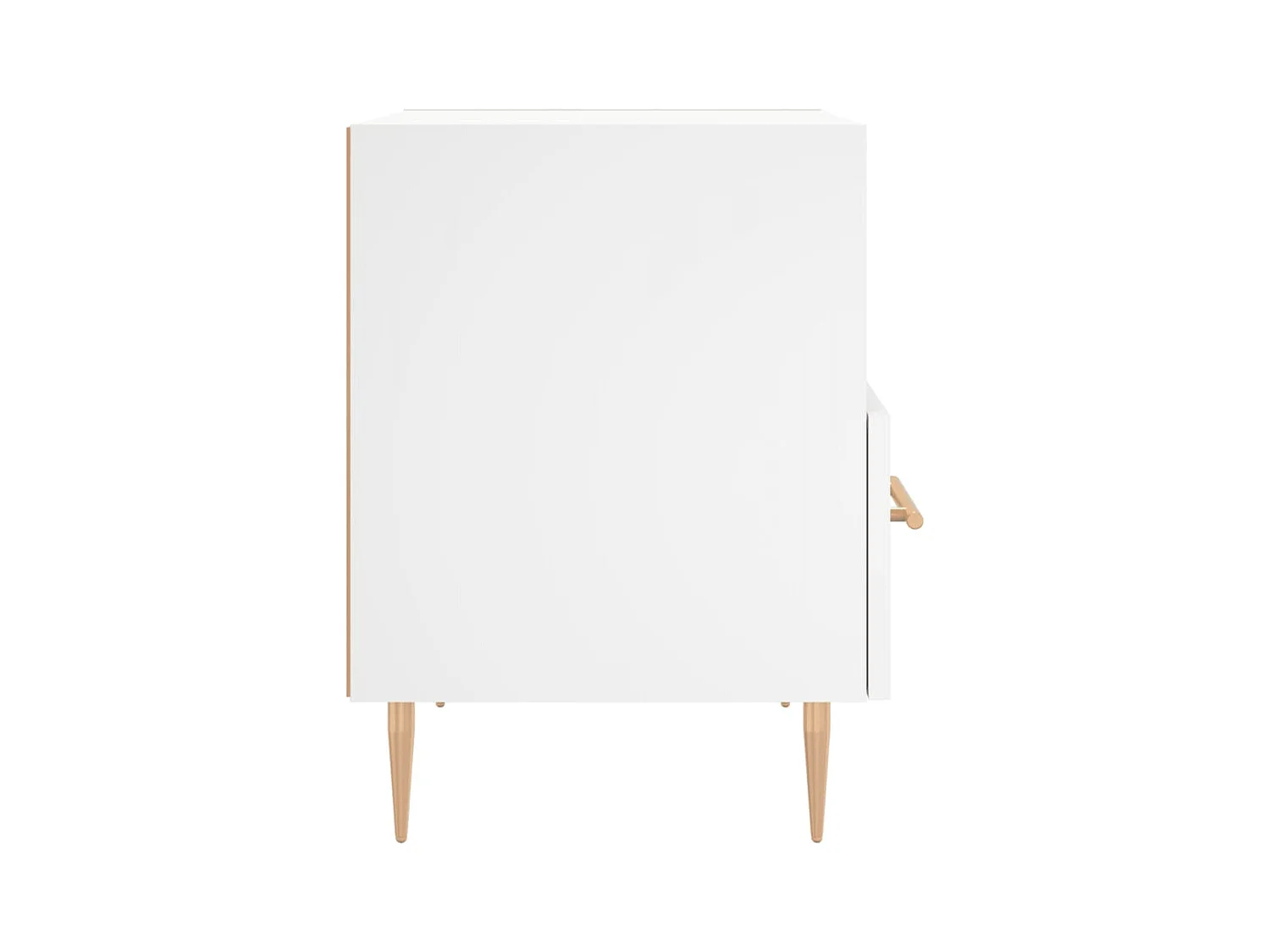 Marindor  Tables de chevet 2 pcs blanc 40x35x47,5 cm bois d’ingénierie