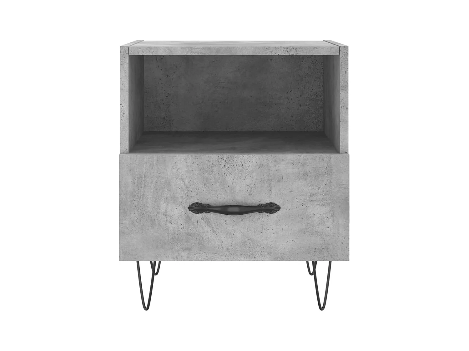 Joshua Tree  Tables de chevet 2pcs gris béton 40x35x47,5cm bois d’ingénierie