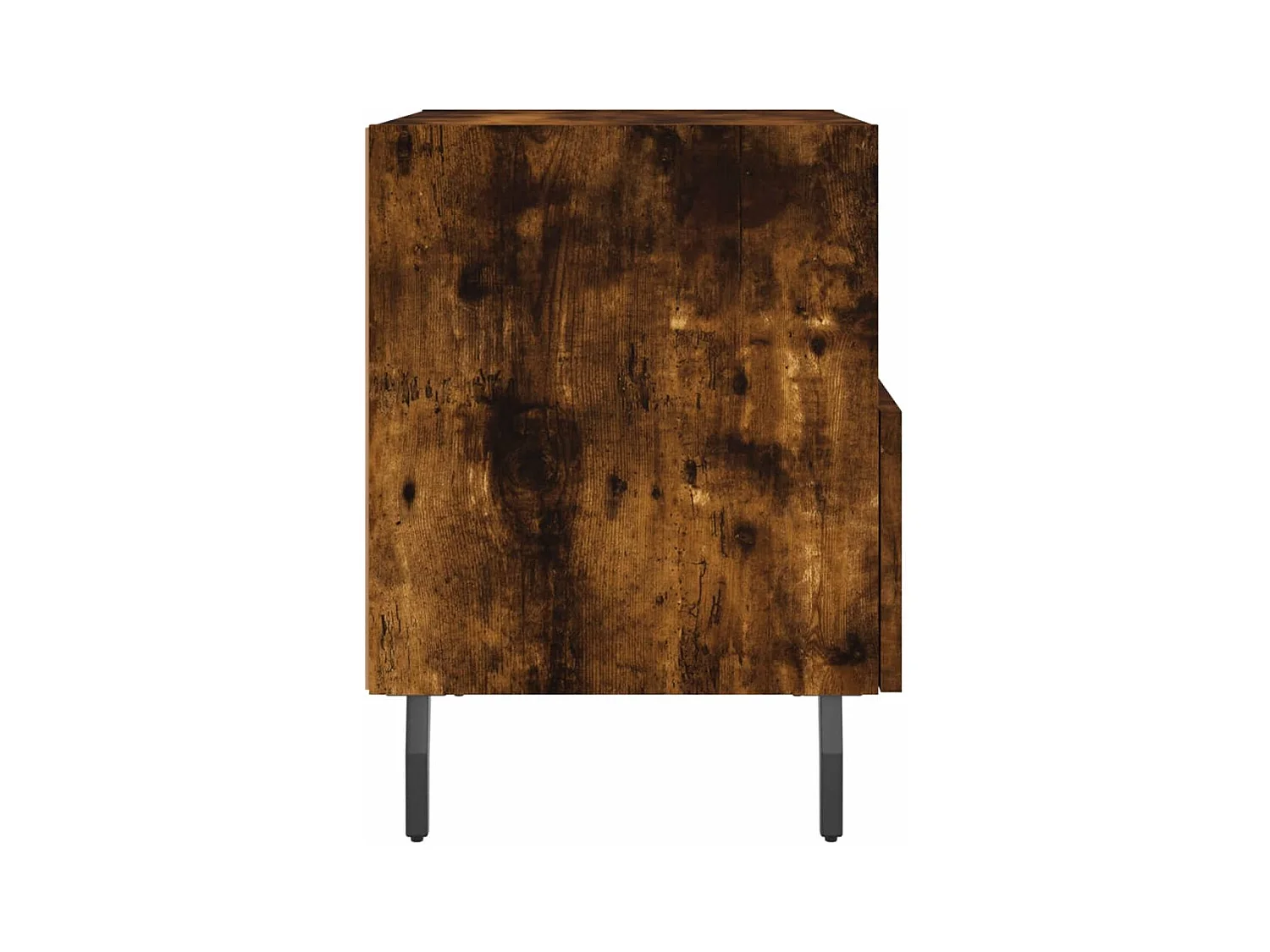 Conflans-Sainte-Honorine  Table de chevet chêne fumé 40x35x47,5 cm bois d’ingénierie