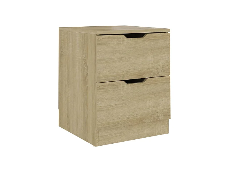 Jenae  Table de chevet chêne sonoma 40x40x50 cm bois d’ingénierie