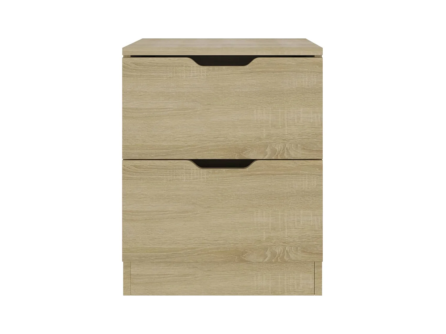 Jenae  Table de chevet chêne sonoma 40x40x50 cm bois d’ingénierie