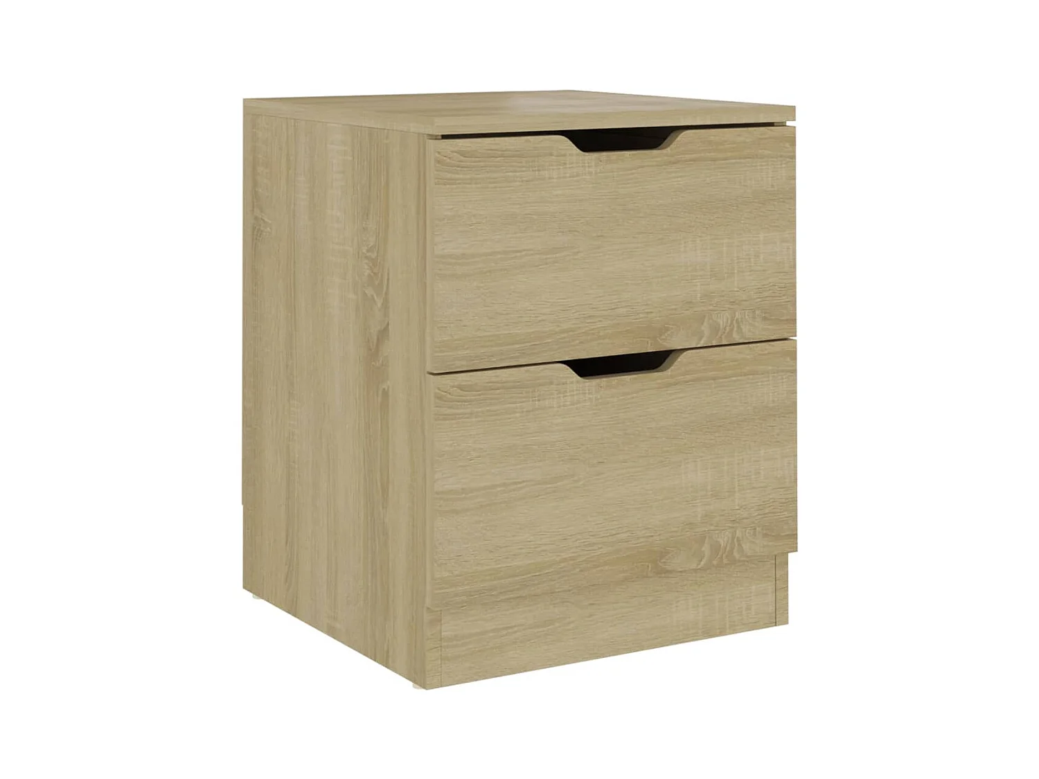 Jenae  Table de chevet chêne sonoma 40x40x50 cm bois d’ingénierie