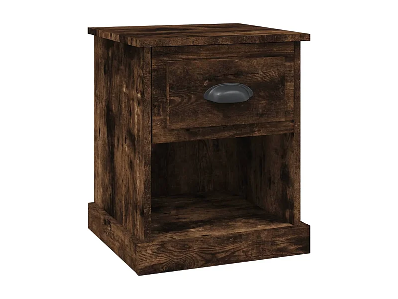 Cicero  Nachttisch Räuchereiche 39x39x47,5 cm Holzwerkstoff