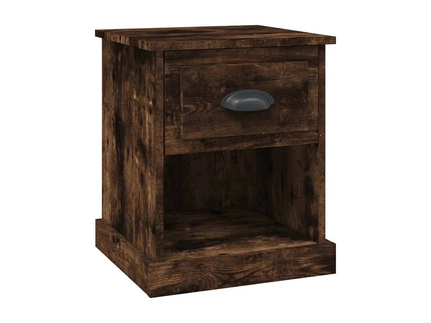 Cicero  Nachttisch Räuchereiche 39x39x47,5 cm Holzwerkstoff